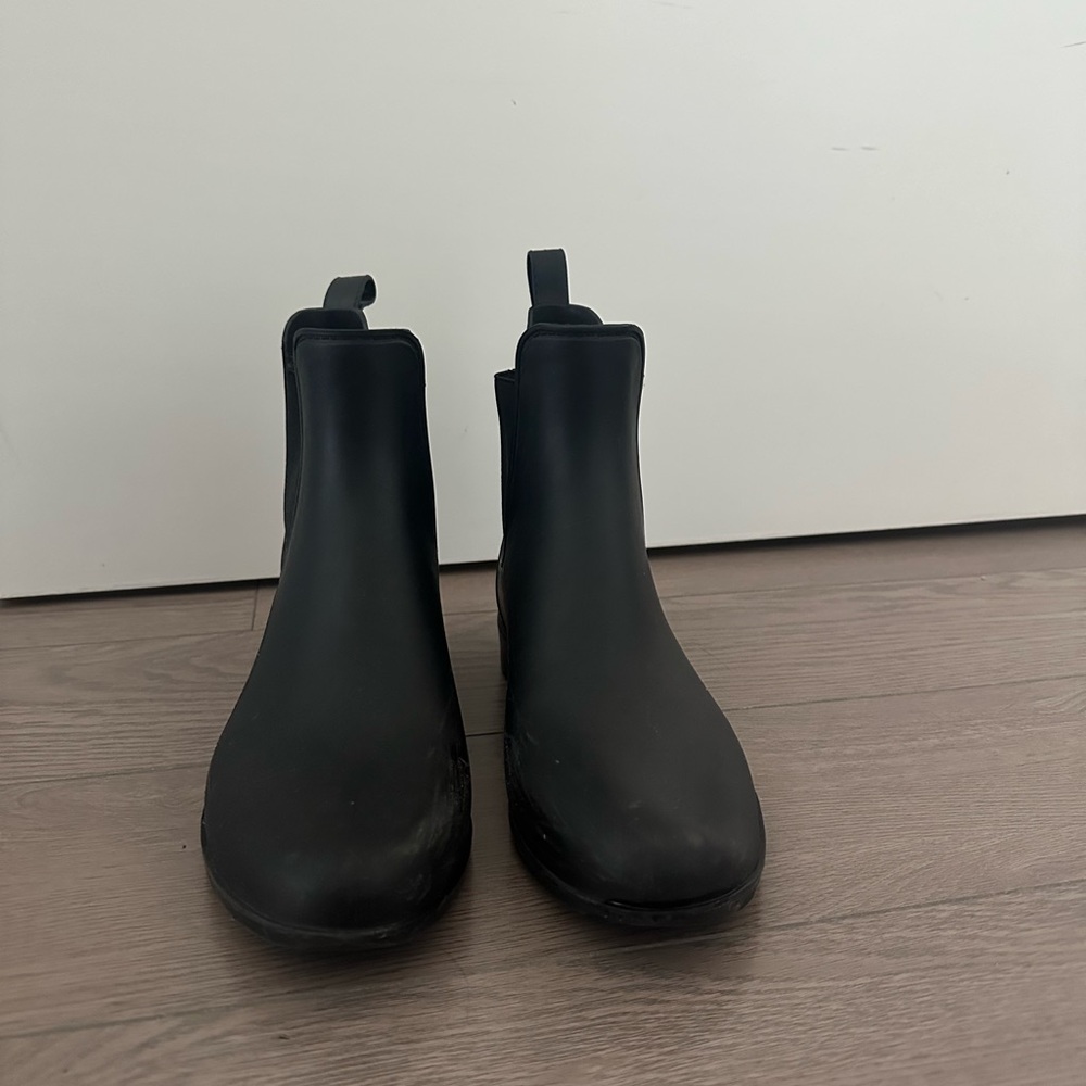 Sam Edelman Black Rain Boots